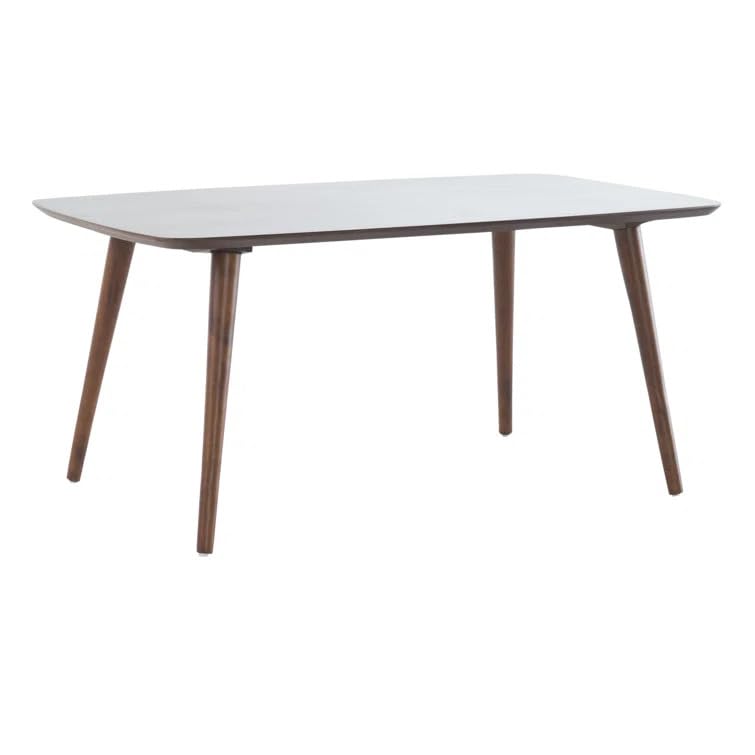 Zareen Mart Modern Coffee Table Centre Table for Living Room, Easy Assembly with Solid Wooden Legs - Antique Top