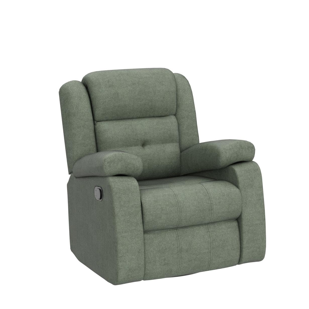 Sleepyhead RX7 - Rocking & Revolving Single Seater Fabric Recliner (Irish Green)