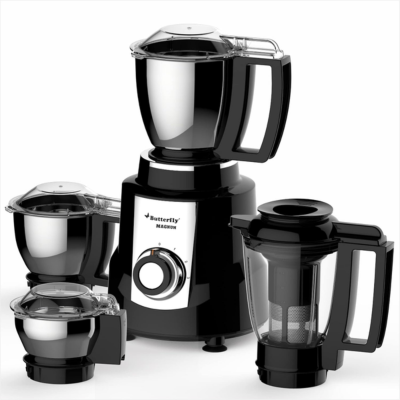 Butterfly Magnum 1.2HP Mixer Grinder with 4 Jars | 100% Copper Motor