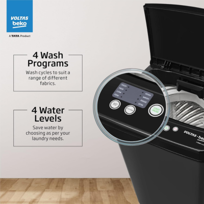 Voltas Beko, A Tata Product 6.5 Kg 5 Star Fully-Automatic Top Loading Washing Machine