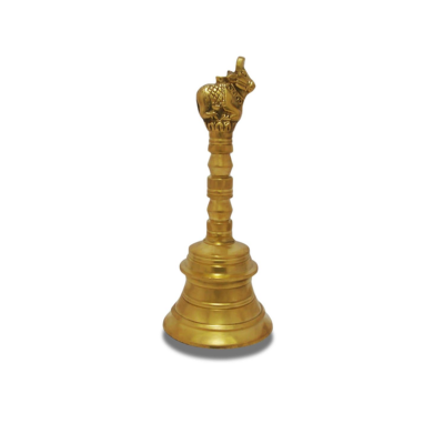 Brass Nandi Pooja Mani/Hand Puja Bell,