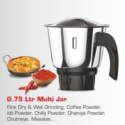 Vidiem Victor (Cherry Red) |Mixer Grinder 650 Watt With 3 Leakproof Jars With Self-Lock