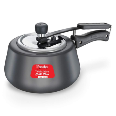Prestige Svachh, 3Ltr Nakshatra Cute Duo Hard Anodised, with Deep Lid