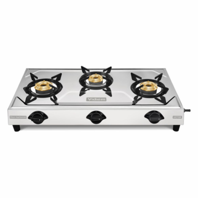 Vidiem Victor Jumbo Stainless Steel Gas Stove 3 & 2 Burner